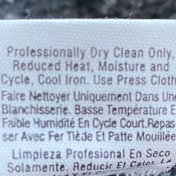 🧥DKNY Heathered Black/Gray Cropped Turtleneck 100% wool - EUC! Petite M - Picture 9 of 9